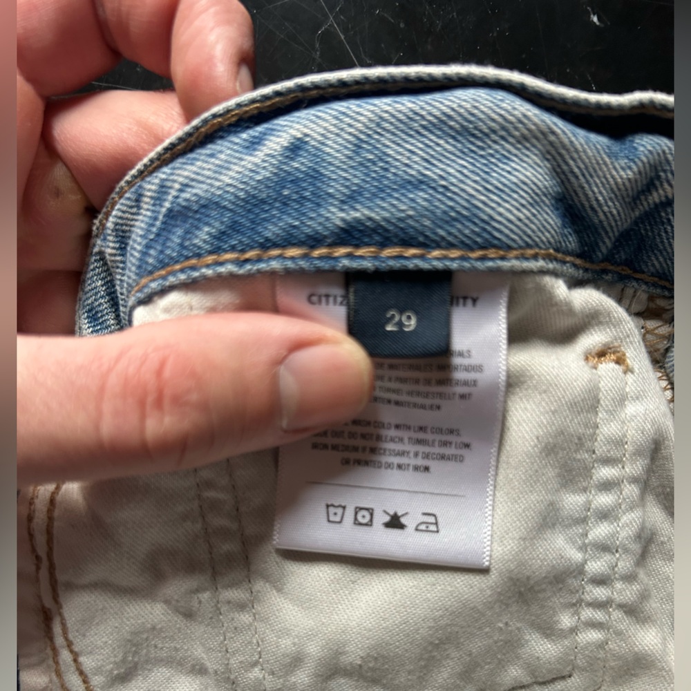 Citizens Of Humanity Light Blue Denim Jeans - Picture 3 of 8